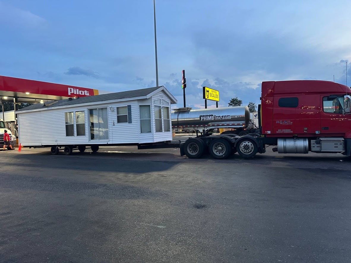Mobile home transport
