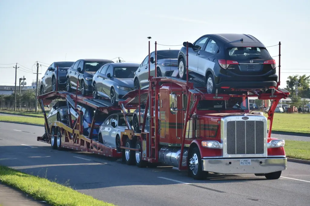 Car Hauler fully loaded